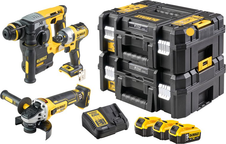 Aku kombinovaná sada 18V 3 x 5,0A DCK305P3T DeWALT