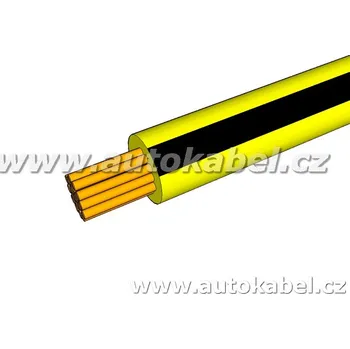 elektrický kabel Autovodič FLRY-B 0,50 mm² žlutý/černý