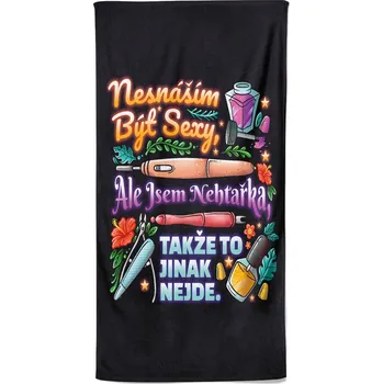 Osuška 140 x 70 cm - Sexy nehtařka