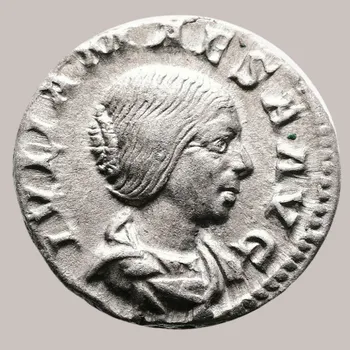 Římská říše - Julia Maesa – Denár s bohyní Felicitas, Řím, 220–222 n. l.