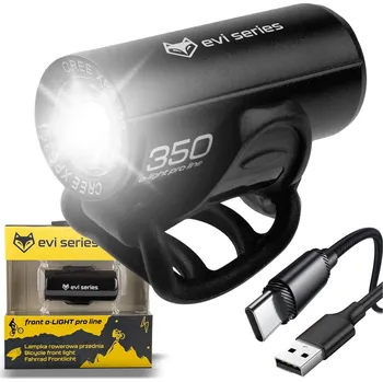 Cyklosvítilna PŘEDNÍ CYKLOSVĚTLO LED silná svítilna na řidítka 1200mAh | o-Light pro v350+