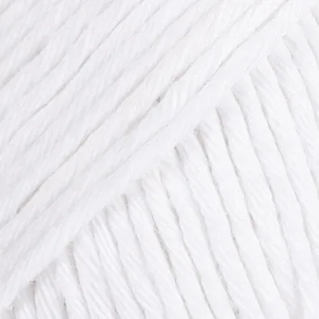 Příze Drops Paris Uni Colour 16 White Pletací příze