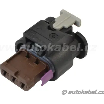 Elektrický konektor Těleso konektoru MCON 3F,hnědé VW 4F0973703A