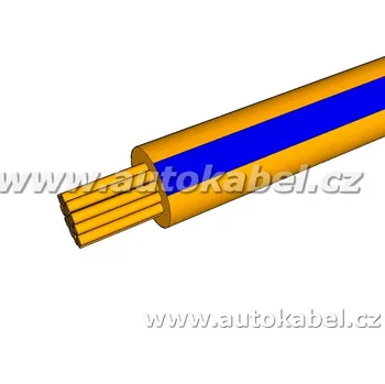 elektrický kabel Autovodič FLRY-B 1,0 mm² oranžový/modrý