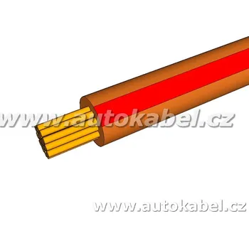 elektrický kabel Autovodič FLRY-B 0,50 mm² hnědý/rudý