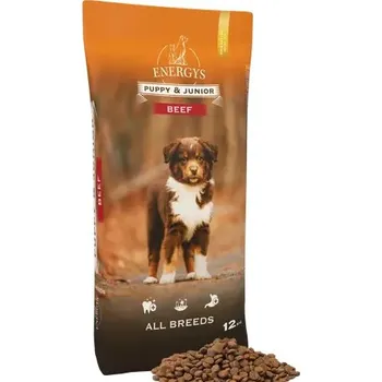 Krmivo pro psa Energys Premium Dog Puppy & Junior Beef All breeds Beef 12 kg