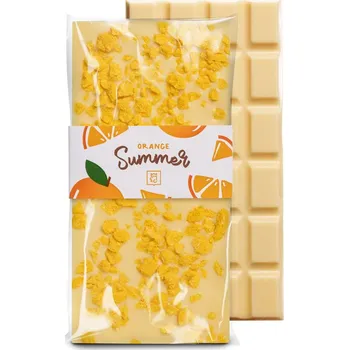 Čokoláda Bílá čokoláda s pomerančem