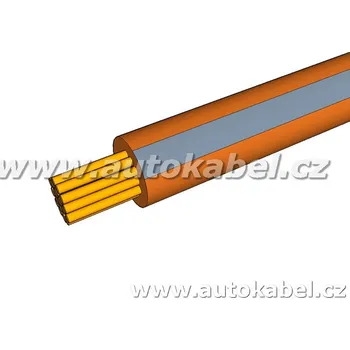 elektrický kabel Autovodič FLRY-B 0,50 mm² hnědý / šedý