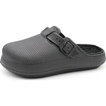 Dámské žabky SAMLUX® Dámské clogsy s kožíškem černé 588A Barva: Black, Velikost: 40