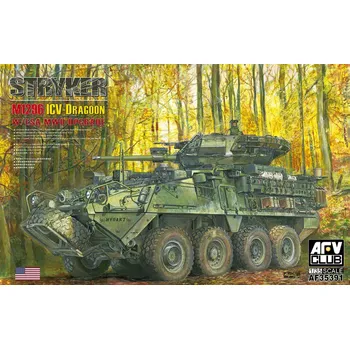 Plastikový model AFV Club 1/35 M1296 Stryker ICV-Dragoon w/ESA MWO Upgrade