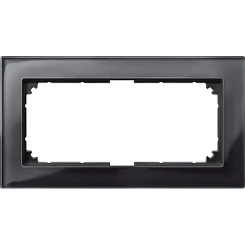 vypínač a zásuvka 487803 Rámeček M-Elegance 2násobný bez stř OB, Schneider Electric