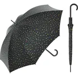 UNITED COLORS OF BENETTON Benetton deštník Dlouhý automatický Černý dots 86cm/105cm