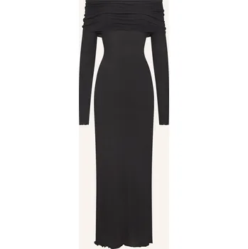 Dámské šaty Skims Dámské Pohodlné Domácí Šaty Sheer Modal, onyx, 34