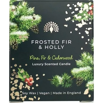 Svíčka The English Soap Company candle Frosted Fir & Holly 170g vonná svíčka Jedle a cedr