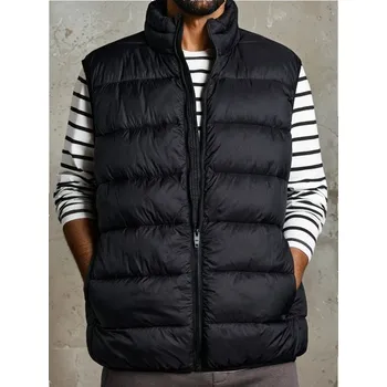 Pánská vesta Sinsay - Prošívaná vesta - černá - 257EU-99X - 257EU-99X-2XL