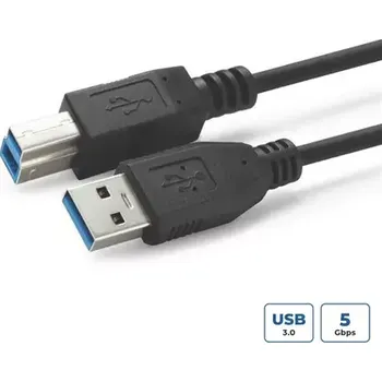 Kabel do PC MicroConnect kabel USB3.0 A (M) - USB3.0 B (M) 3m černá (USB3.0AB3B)