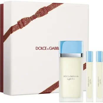 Dámský parfém Dolce&Gabbana Light Blue Dolce&Gabbana Light Blue Eau de Toilette NEW toaletní voda 100 ml + Dolce&Gabbana Light Blue Eau de Toilette NEW toaletní voda cestovní sprej 2x10 ml