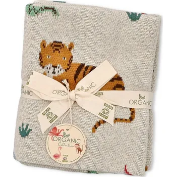 Dětská deka Nature Planet Deka z organické bavlny Divoká zvířata