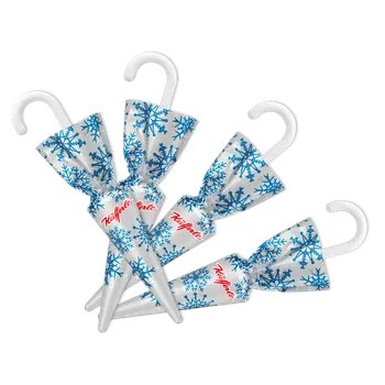 Cukrovinka LINDT - KUFFERLE Vánoční ozdoby EISKRISTALL 13,5g závěsné