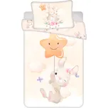 Jerry Fabrics Povlečení do postýlky BUNNY - Star 100x135 cm, 40x60 cm, Bavlna + Prodloužená možnost vrácení zboží do 50 dnů