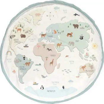 Úložný box PLAY AND GO Noomad originální taška na hračky WorldMap
