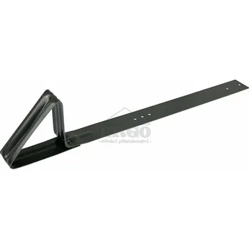 ERGO Protisněhový hák A-420 – LESKLÝ pro šindele, šablony - černá - dodání po 100 kusech