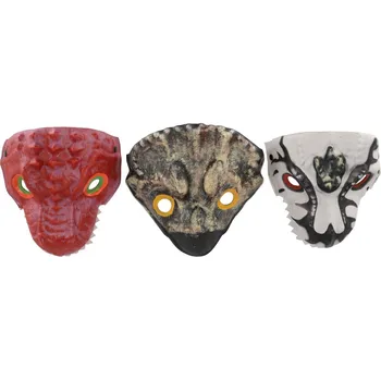 Karnevalová maska Teddies Maska dinosaurus pěnová 20x19 cm mix druhů karneval (1 ks)