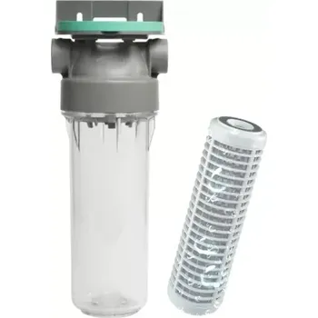 Filtrace vody Průsvitné filtrační pouzdro s odvzdušňovacím ventilem ECO 1“ - 10“/2,5" a vložkou 80µm (FILTRAČNÍ POUZDRA)