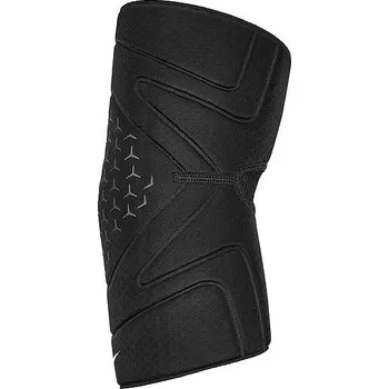 Motocyklový chránič Nike Elbow Sleeve – černo-bílý kompresní chránič lokte, velikost LG