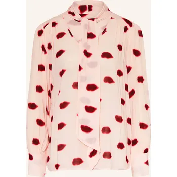 Dámská halenka Oui Dámská Halenka S Vázačkou, světle růžová / tmavě červená...