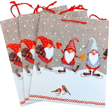 GOBA Vánoční L Skřítci bruslaři - balení 3 ks