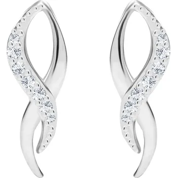 Šperk Stříbrné náušnice Vanua s kubickou zirkonií Preciosa 5305 00