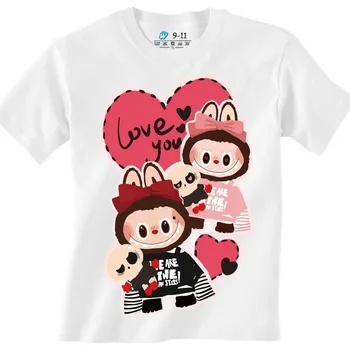 Chlapecké tričko Dětské tričko Temná Láska Labubu (Velikost: 7-8, Barva: Bílá)