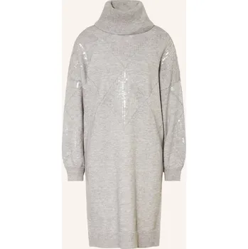Dámské šaty Joseph Ribkoff Dámské Pletené Šaty S Flitry, světle šedá, 38