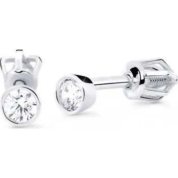 Náušnice Cutie Jewellery Náušnice pecky z bílého zlata Z8017B