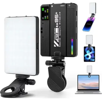 Studiové světlo M18 RGB LED Video Světlo Mini RGB, 5W, 3000 -9900K, 1500mah, pro fotoaparát, telefon