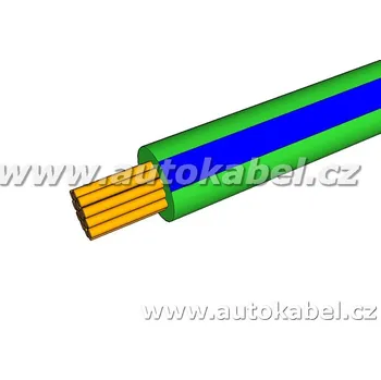 elektrický kabel Autovodič FLRY-B 1,5 mm² zelený/modrý, balení 100 m cívka