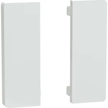 vypínač a zásuvka MTN6192-6035 Klapka 2-násobná pro KNX tl. panel Dyn.Labeling, Lotus White, Schneider Electric