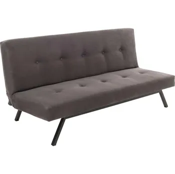 Sedací souprava Dvoumístná rozkládací pohovka BAKU šedá