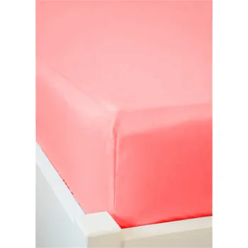 Prostěradlo Bavlissimo Bavlněné prostěradlo 100 x 200 cm růžová