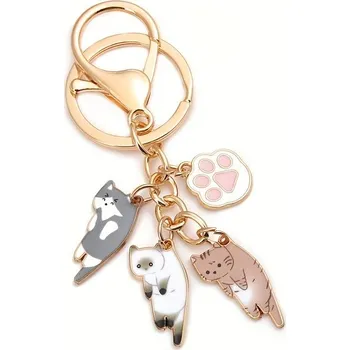 Přívěsek na klíče s kočkou