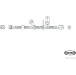 Brzdová hadice CORTECO 19036992