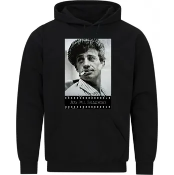 Pánská mikina Pánská mikina Jean Paul Belmondo (Velikost: 5XL, Barva: Černá)