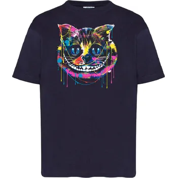 detske-levne-bavlnene-tricko-potisk-kocka-Skliba Barva: Navy - tmavě modrá, Dětská bavlněná trička JHK: M