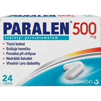 Lék na bolest, zánět a horečku Paralen 500mg 24 tablet