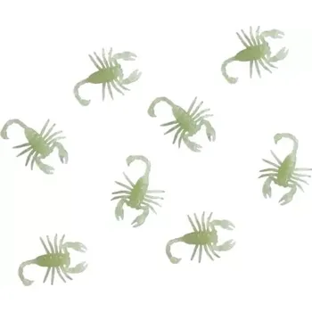 Karnevalový doplněk Plastoví škorpioni svítící ve tmě 8 ks