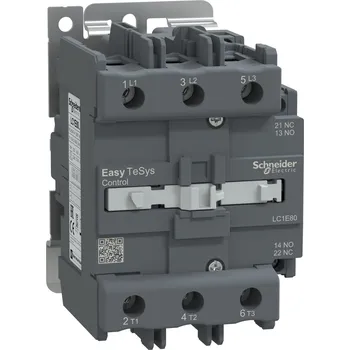 Stykač LC1E80E7 Easy TeSys Control 3P 80A 1NO+1NC, Schneider Electric