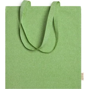 Textilní taška, bavlněná, 42x38cm, zelené kapradí, 1 ks