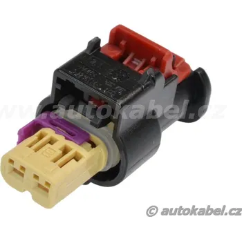 Elektrický konektor Těleso konektoru TE HPF 2F, světle hnědé