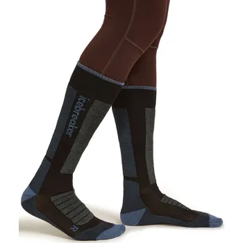 Dámské ponožky Dámské merino lyžařské ponožky ICEBREAKER Wmns Ski+ Medium OTC 2 Pack, Black/Dawn/Graphite velikost: 35-37 (S)